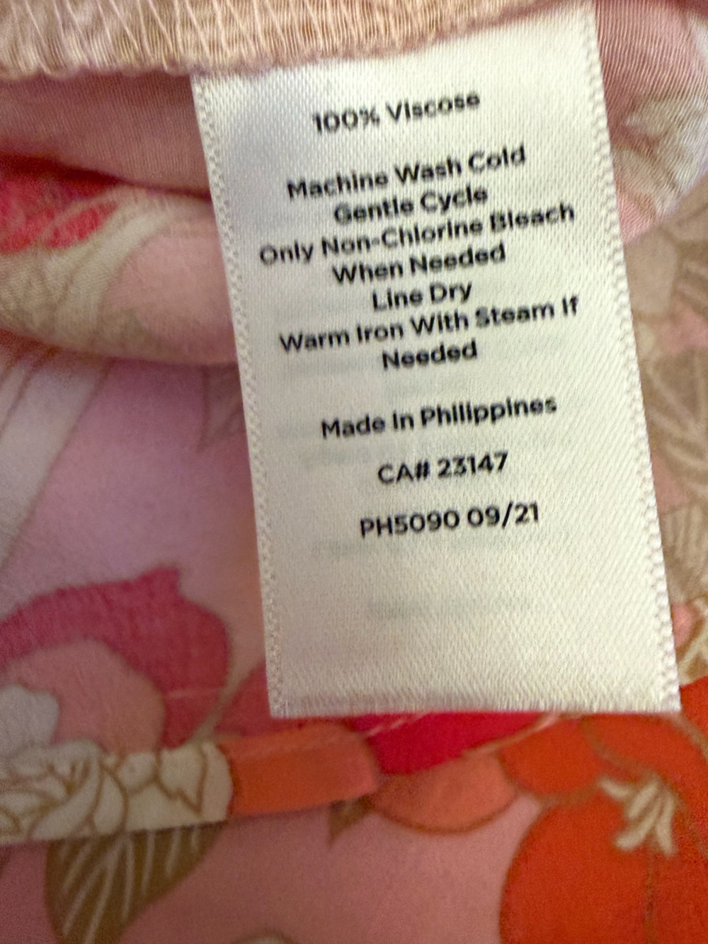 NWT Talbots floral lightweight blouse Large Petite - Picture 4 of 4